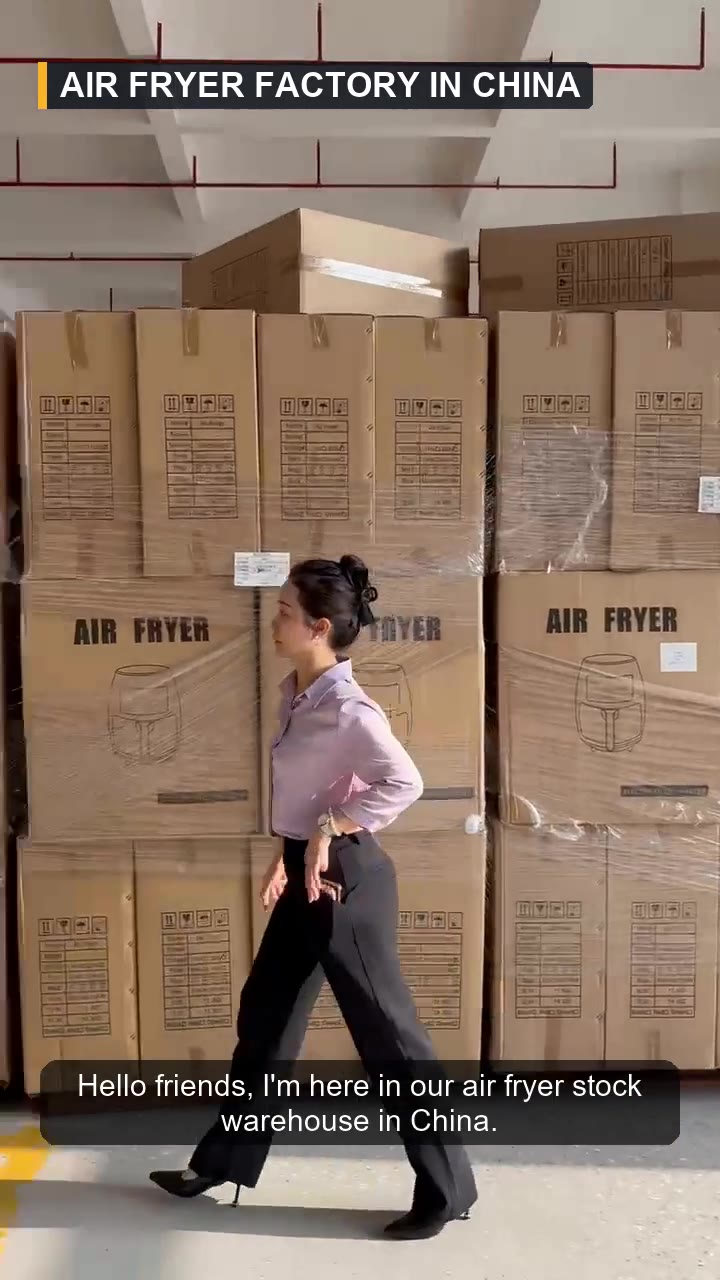 Air fryer unboxing and product packing proof for wholesale buyers
